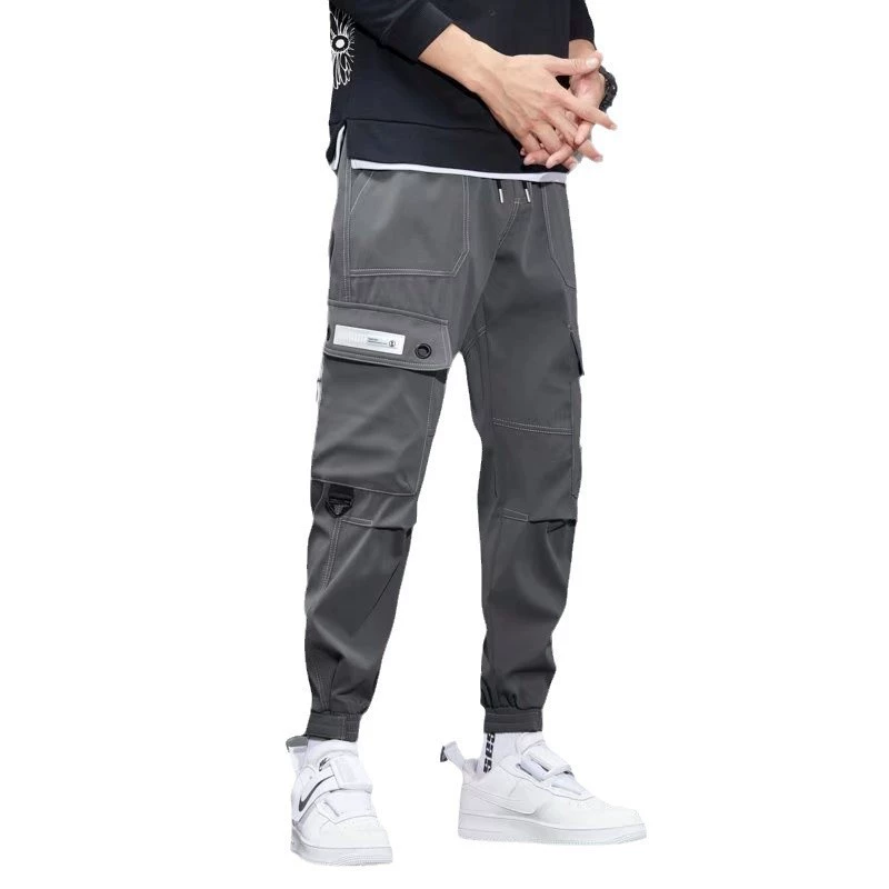 Brand demi-season trend casual trousers, Korean style, oversize