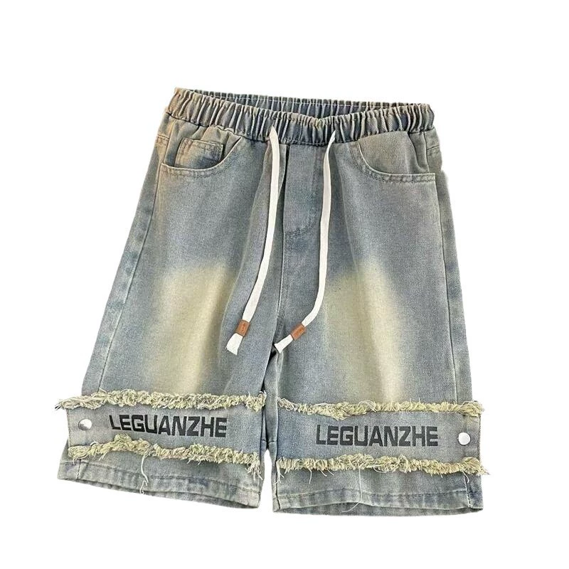 Denim skirt, summer shorts, small design trousers, trend of season