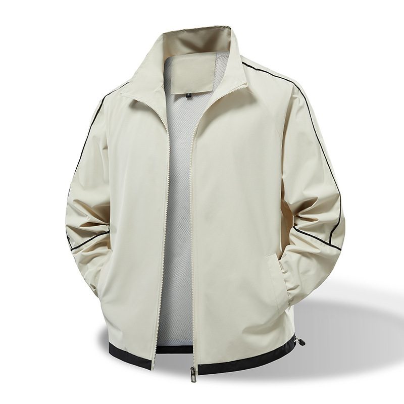立领棒球服风衣美式飞行员夹克jacket春秋季潮牌男士夹克外套定制|undefined