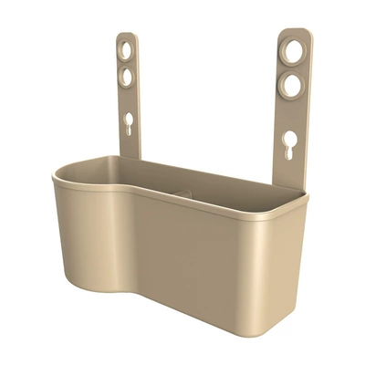 Car Seat Back Water Cup Car cup holder/beverage holder - beige-single-pack