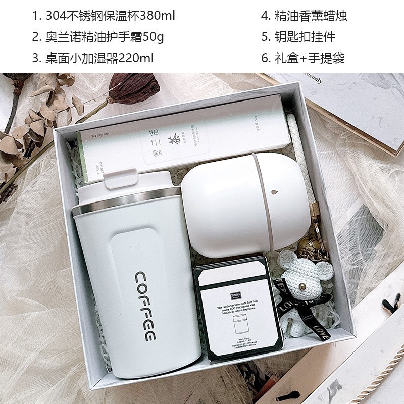 Logotipo de la compañía de grabación de la reunión anual del personal beneficios de cumpleaños regalos de incorporación 38 regalos de negocios del día de la mujer