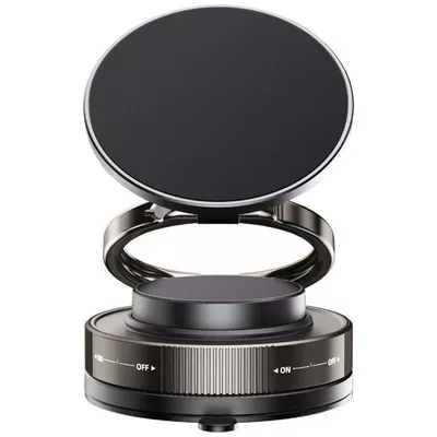 Car phone holder and Rotating Multi-Functional Vacuum - t28-alloy-black-general-magnetic-model