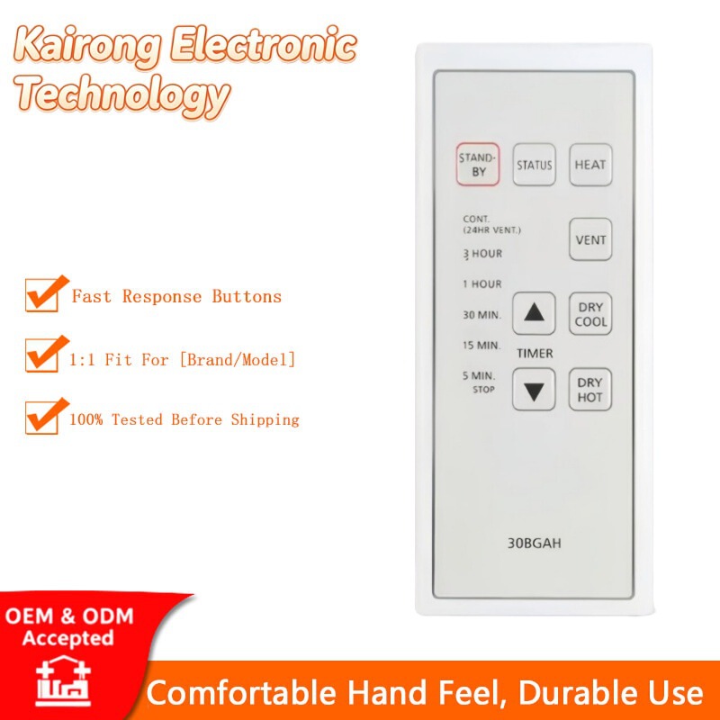 Suitable for Panasonic KDK bathroom heater remote control FV-23BWAH 23BW1H FV-30BGCH 30BG3H Suitable for Panasonic KDK bathroom heater remote control FV-23BWAH 23BW1H FV-30BGCH 30BG3H