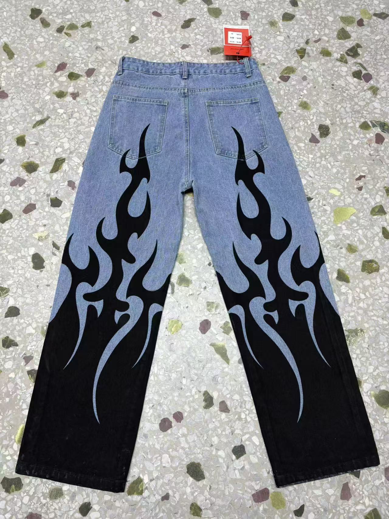Men's Clothing Men's Jeans 2025 New Trendy American Washed Denim_mkmklike.com