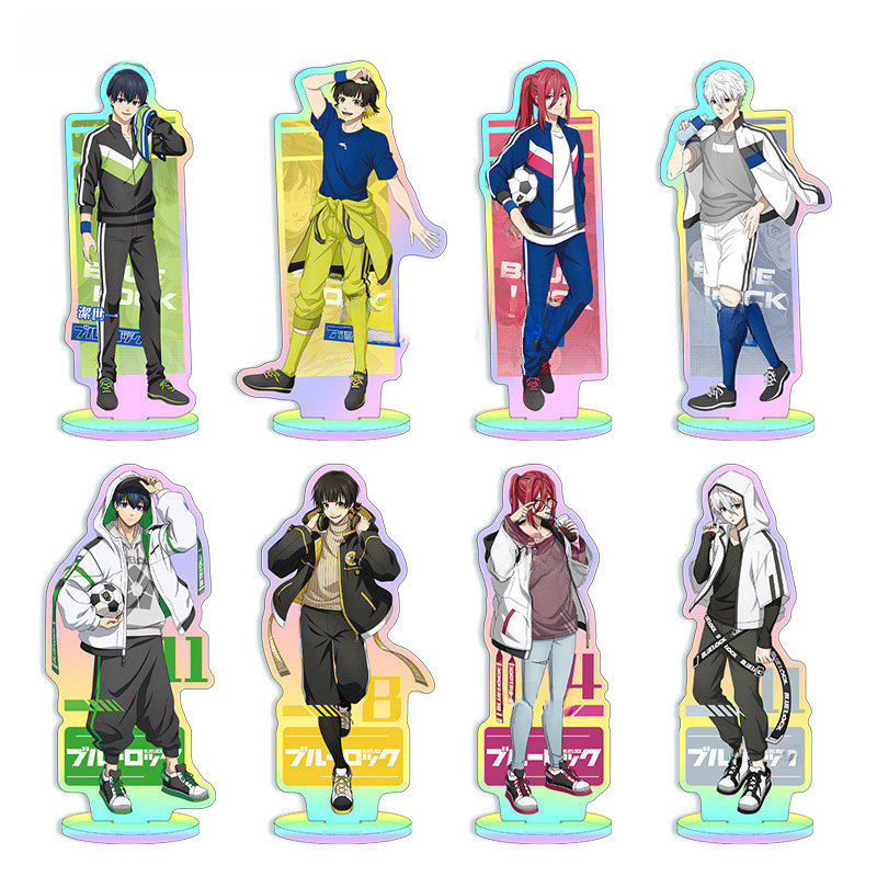 【Blue Prison Rainbow Laser Tall Sign】Anime Acrylic Creative Desktop Ornament Support D-Make