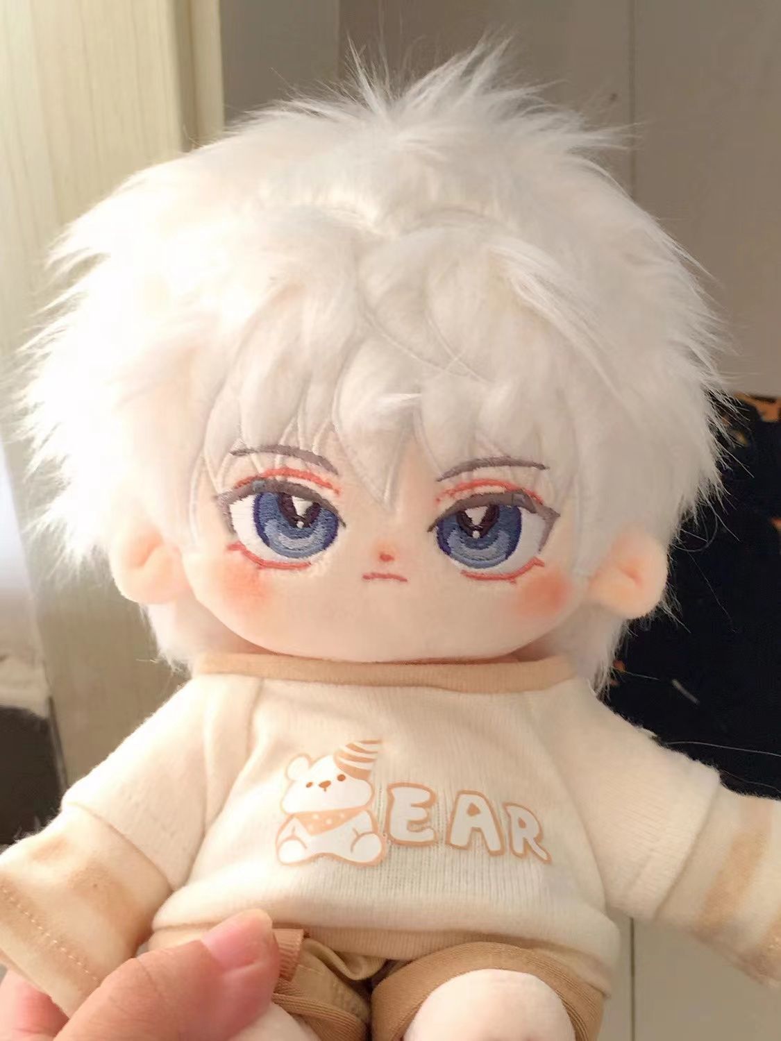 A tiempo completo cazador Qiqi 20cm muñeca de algodón Xiaoqi muñeca Linda anime periférico mayor regalo para cumpleaños