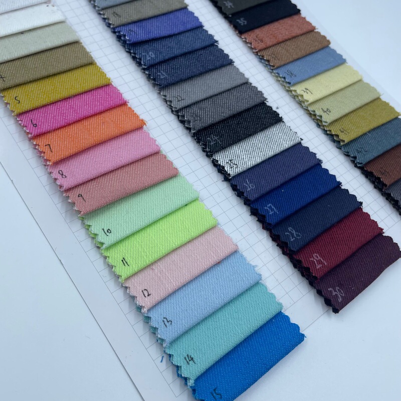 No-Wash Colorful Tr Stretch Denim 300D Siro Spun Bamboo Denim Fabric Jeans Short Skirt Children's Clothing Fabric No-Wash Colorful Tr Stretch Denim 300D Siro Spun Bamboo Denim Fabric Jeans Short Skirt Children's Clothing Fabric