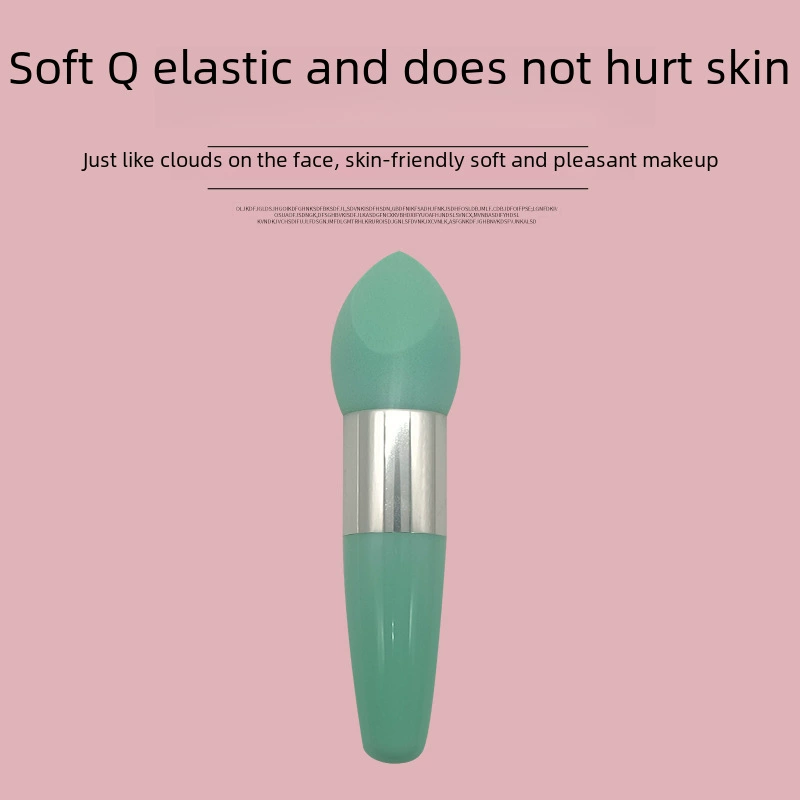 Cosmetic brush drop-shaped, sponge, handle, new collection