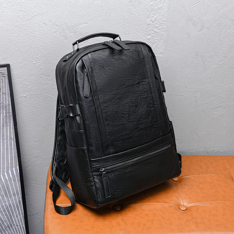 Mochila de los hombres simple nuevo negocio ocasional viaje bolsa ordenador mochila gran capacidad los hombres moda tendencia en stock