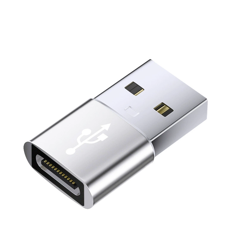 Адаптер Type-C к USB-A, OTG зарядка и передача данных, компактный USB-конвертер (2–6 цветов)