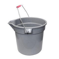 WBZ7家用手提塑料大小號水桶保潔加厚帶刻度配比儲水桶圓形清潔拖