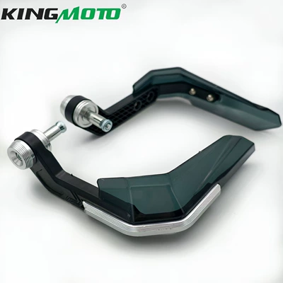 Cross-border motorcycle modified horn-shaped wind Motorcycle front windshield - silver