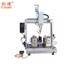Automatic soldering machine circuit board PCB spot welding machine drag welding oblique welding tin feeder USB double-headed soldering machine
