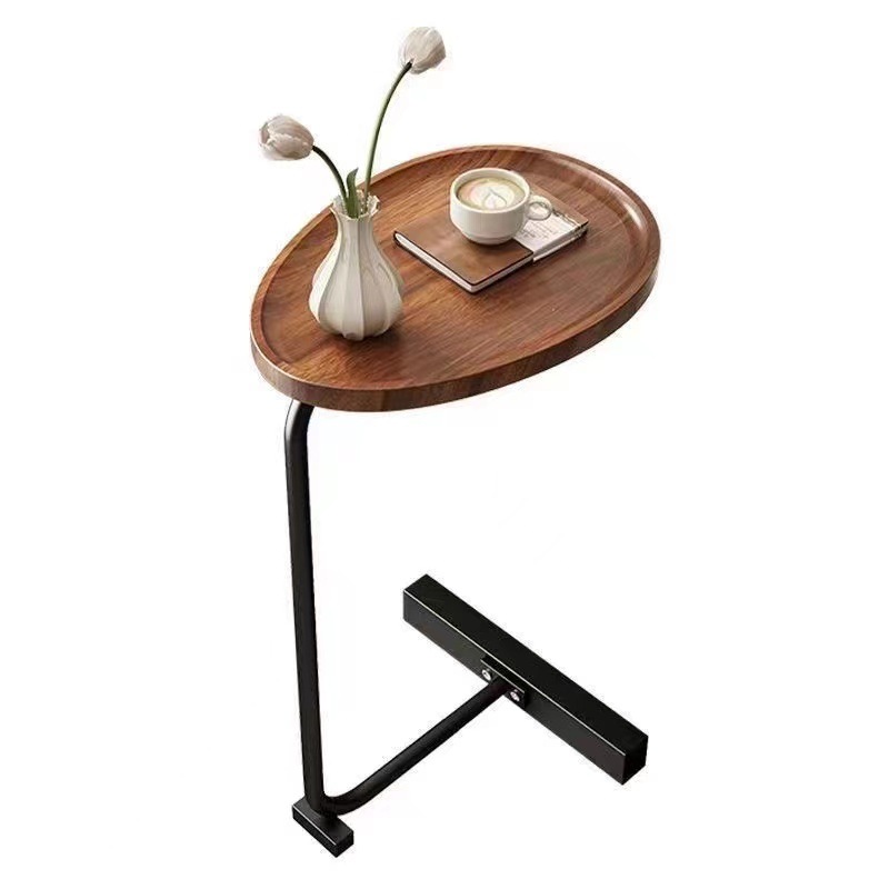 Mesa de té simple, mesa de lado, sala de estar nórdica, esquina de balcón doméstico, mesa de almacenamiento, mesa de almacenamiento al lado de la cama.