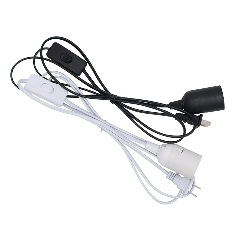 E27 switch plug lamp cap lamp holder 303 switch lamp cap wire E27 chandelier table lamp accessories lamp cap switch wire