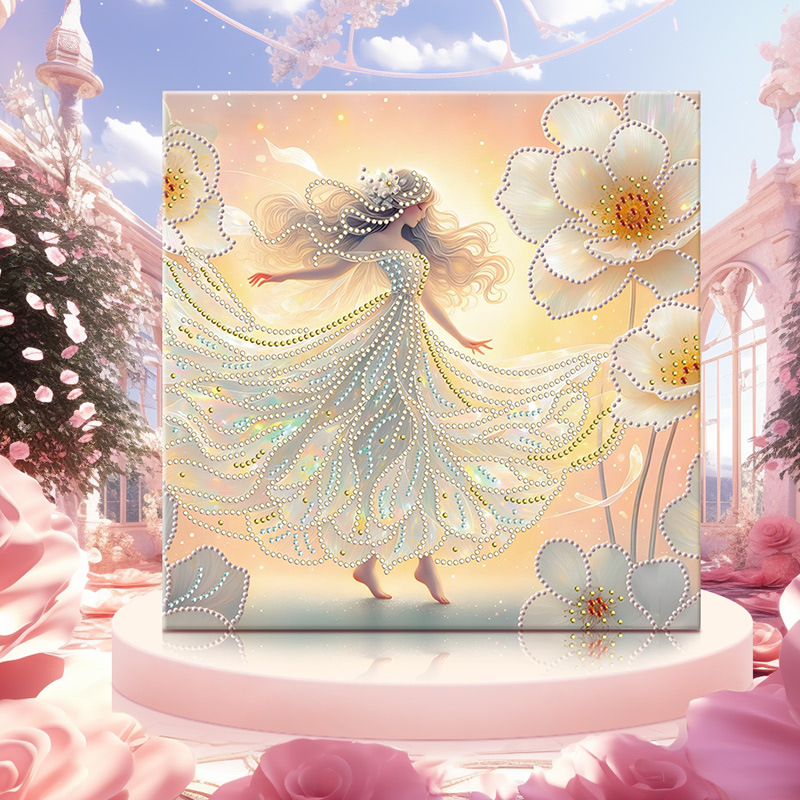 Va002 (30 * 30 cm + lienzo + marco trasero + paquete de materiales de herramientas)