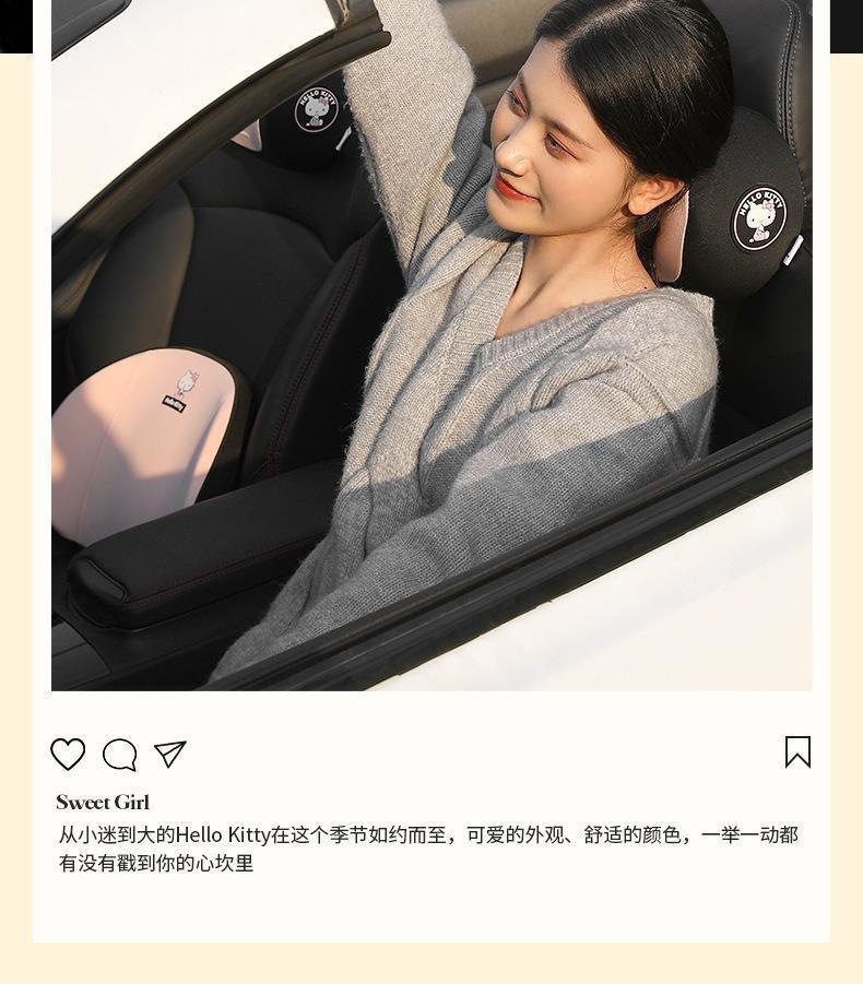 Directly Supplied from the Manufacturer, Car Headrest, Neck Pillow, Car Cushion, Cartoon Cute Girl Lumbar Support Seat Pillow