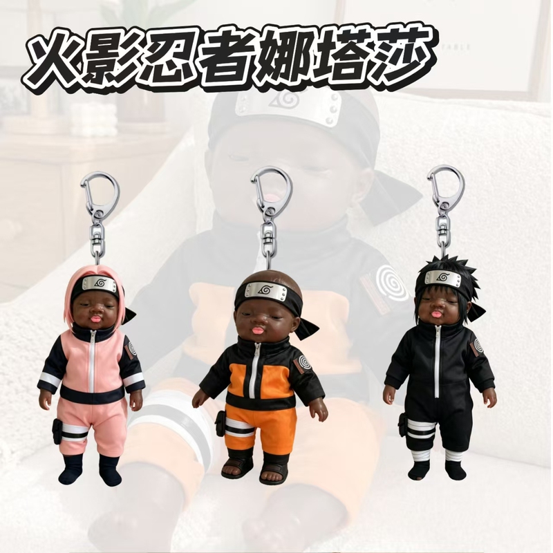 Naruto Natasha Acrylic Keychain, Quirky and Cute Vegetable Backpack Pendant Naruto Natasha Acrylic Keychain, Quirky and Cute Vegetable Backpack Pendant