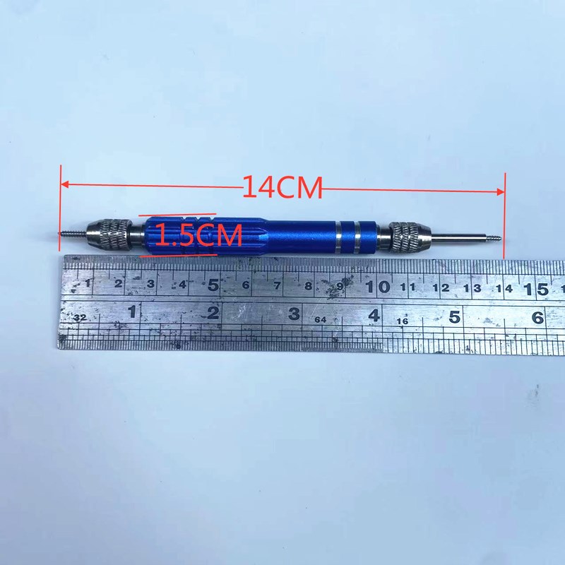 Boutique new durable badminton racket rubber particles in exchange for wire protection tube nail edge tool and nail puller double-headed blue