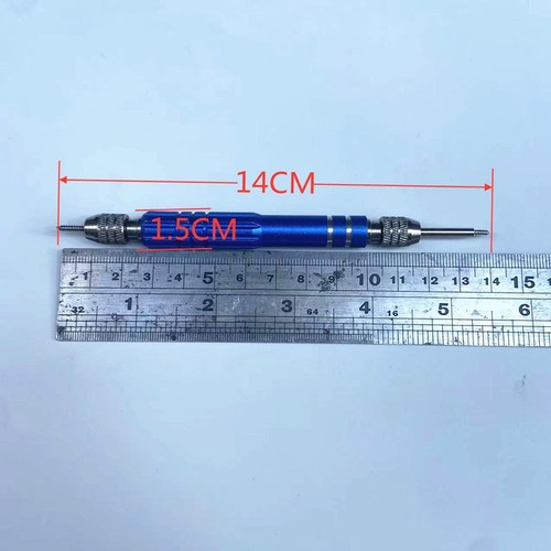 Boutique new durable badminton racket rubber particles in exchange for wire protection tube nail edge tool and nail puller double-headed blue