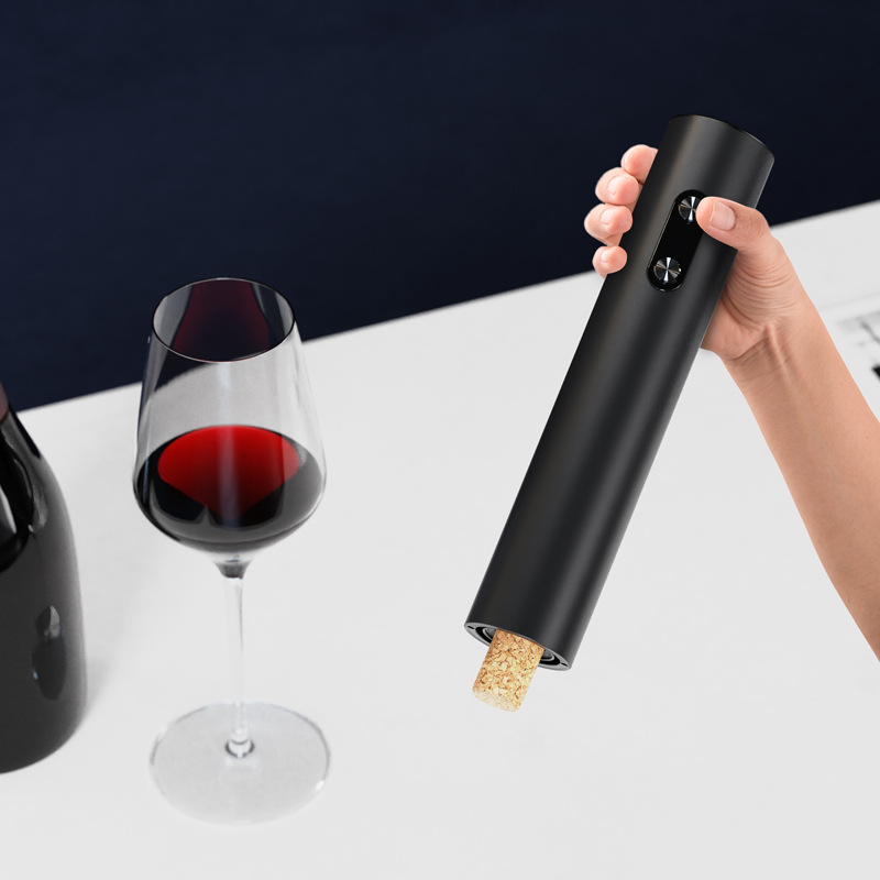 Artefacto de apertura de tapa de vino tinto, tapa de vino rojo portátil, abridor de botellas totalmente eléctrico, herramientas creativas para el hogar