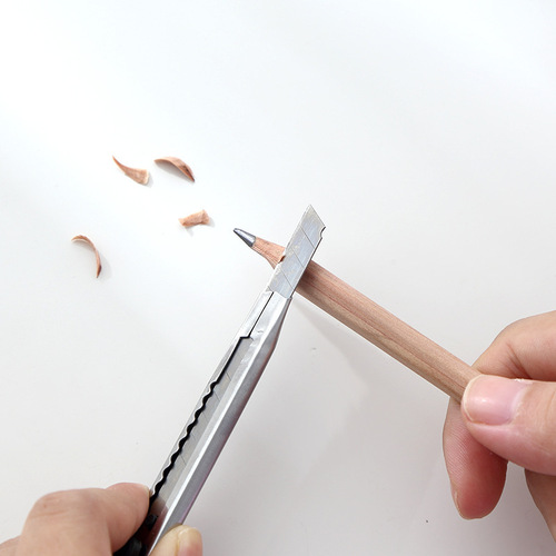 Stainless Steel Utility Knife Small Portable Office Supplies Metal Paper Knife Student Stationery Hand Tool Knife Wholesale