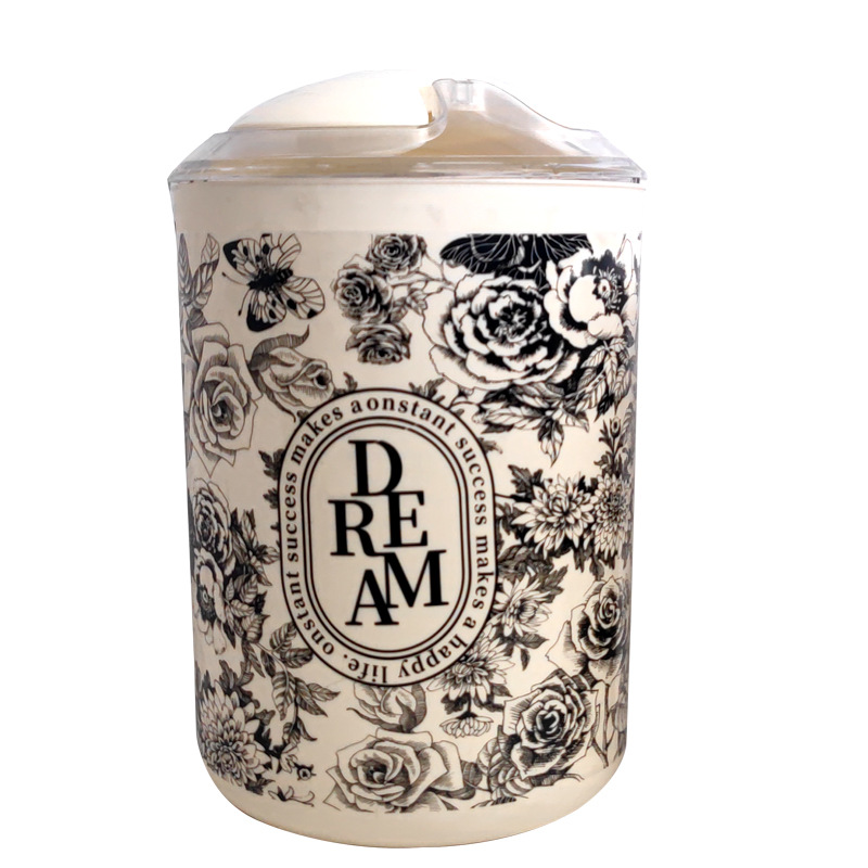 YUFEI Trendy Cross-border National Tide Printing Nuevo kit de baño Productos de baño de lujo ligero Seis juegos de artículos de tocador para el hogar