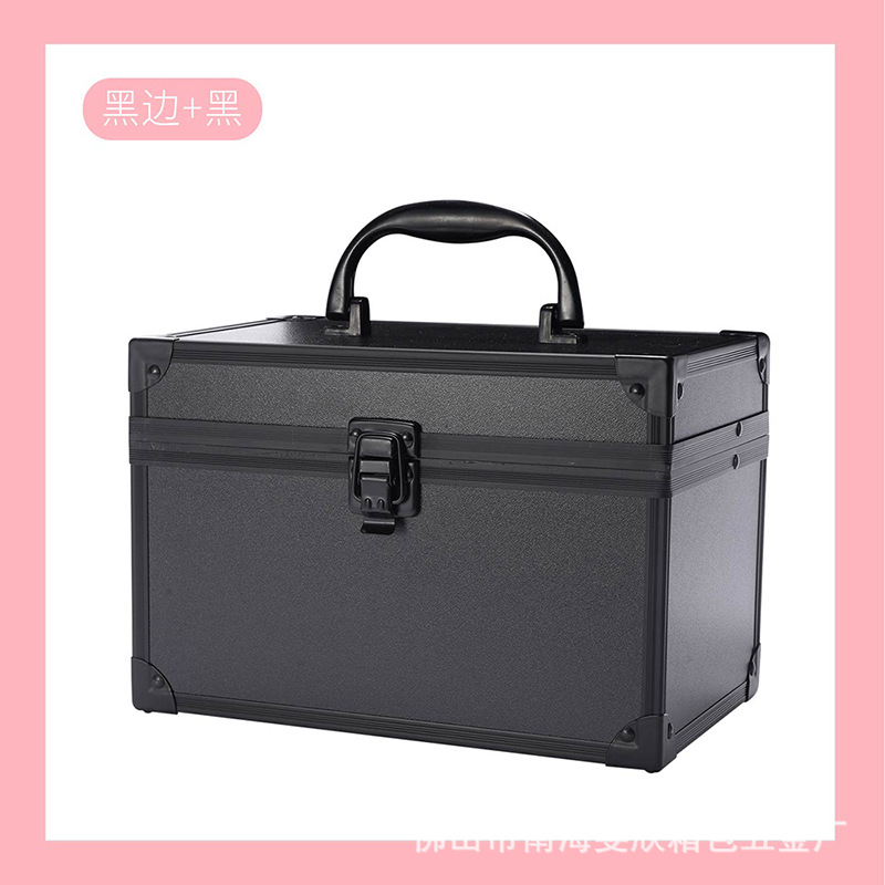 Juego profesional de orejas y masaje de pies KTV caja de herramientas práctica caja de cosméticos con espejo de doble capa abierta única caja de almacenamiento de pestañas de belleza