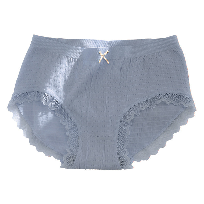 Independently Packed 80kg Seamless Bubble Pants Oxygen Underwear Mid-Waist Women's Graphene Pure Cotton Crotch Briefs Thin Section