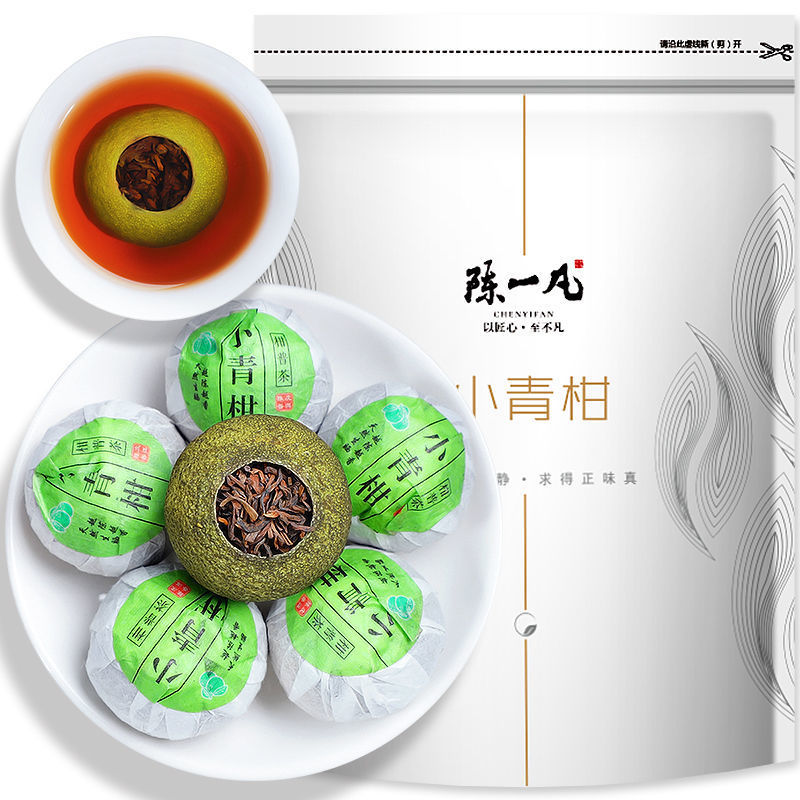 其他茶叶批发陈一凡生晒新会小青柑云南宫廷普洱料熟茶普洱茶500g