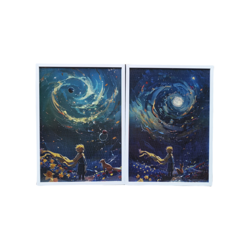 星の王子さま 星空1000ピース 紙製パズル 減圧 知育 手作りDIYギフト 高難易度 反射する クリエイティブ|undefined