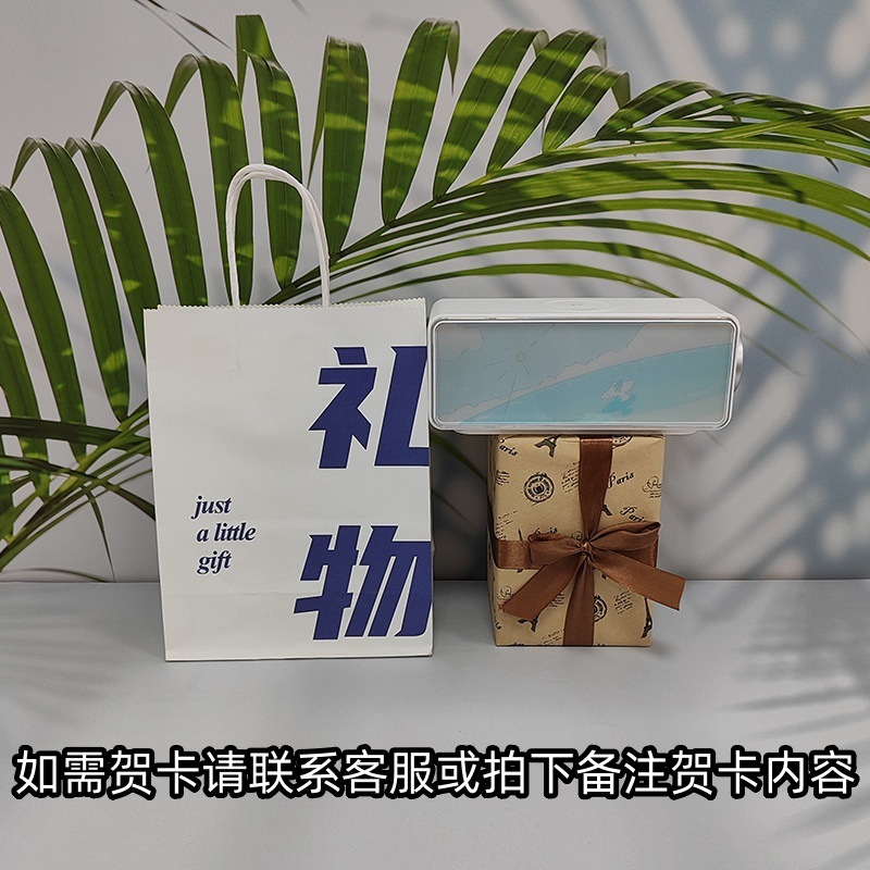 Huijing ホワイトノイズ Bluetooth スピーカーデスクトップ装飾品ワイヤレス充電ナイトライトホームワイヤレスオーディオクリエイティブギフト|undefined
