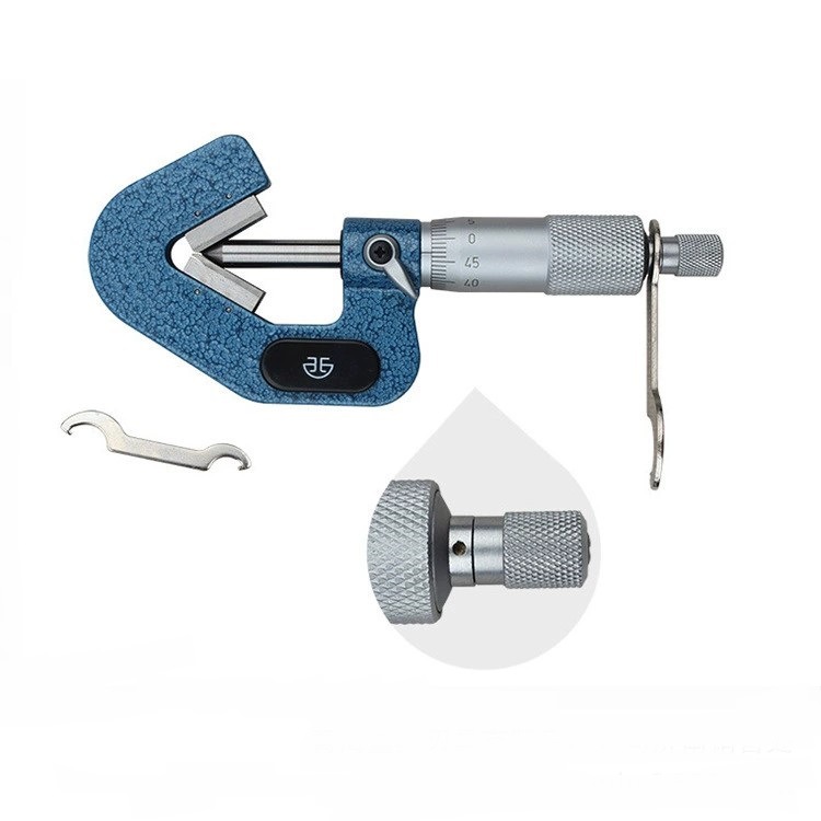 青量 机械奇数沟千分尺 3沟 5沟 7沟 测量奇数沟槽零件