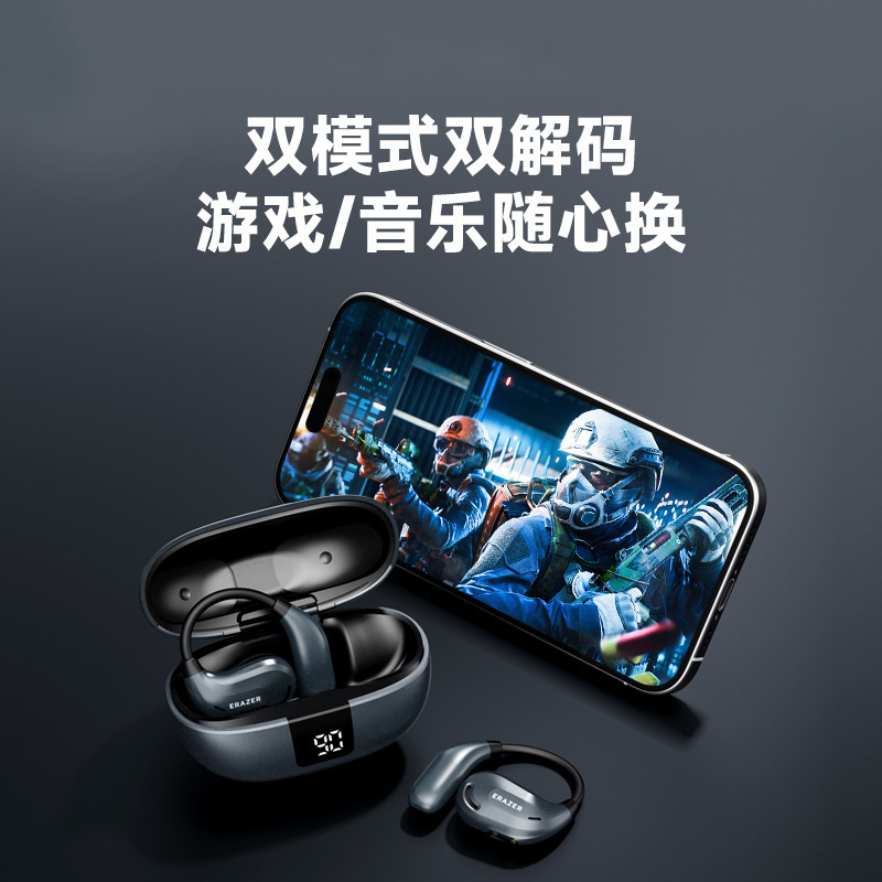 Superpower 2025 新しいスマート Bluetooth ヘッドセット非インイヤースポーツ耳掛けノイズリダクションクロスボーダー Amazon ヘッドセット|undefined