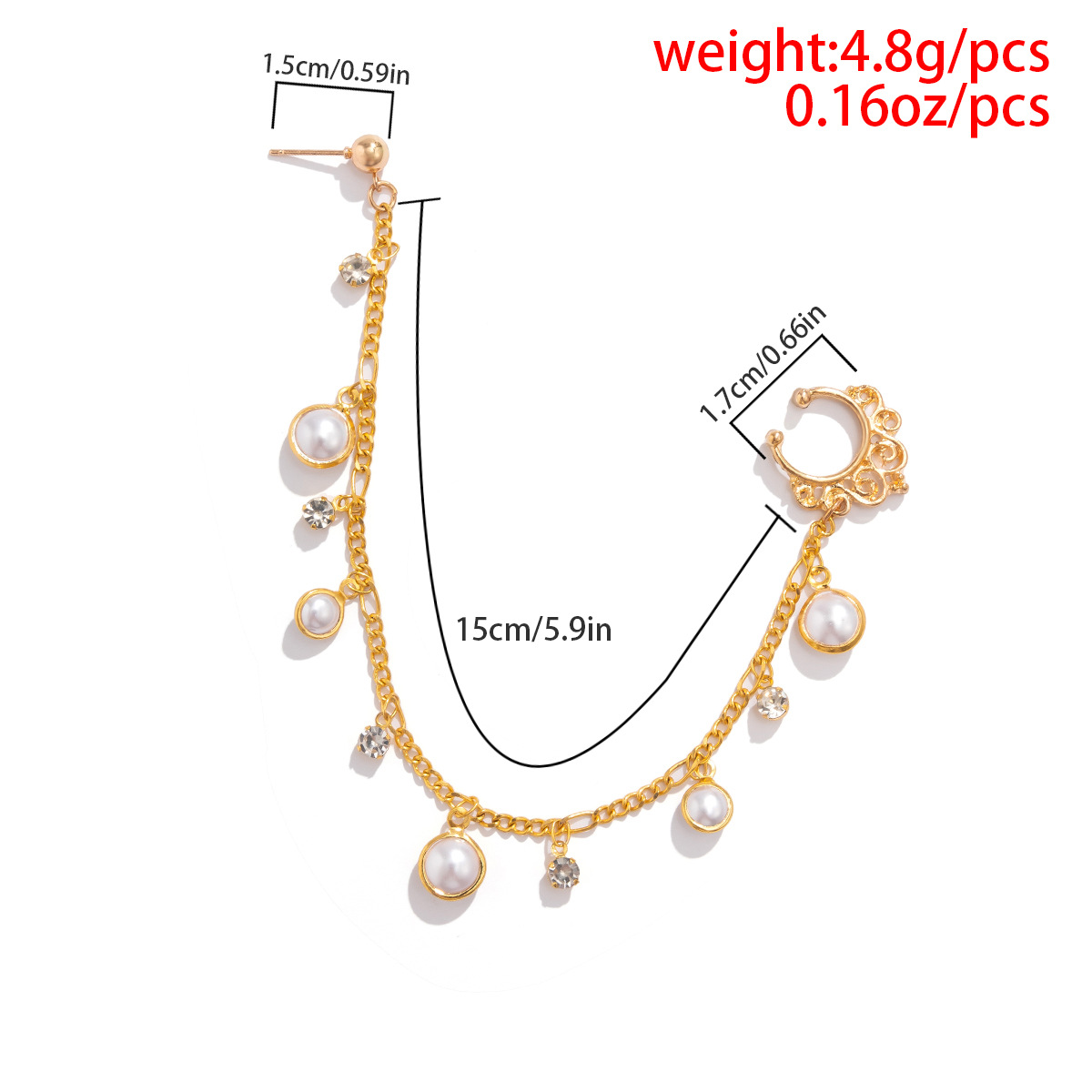 European and American jewelry, ethnic style, Su style, no punching nose studs, nose accessories, sweet and cool earrings, puncture nose rings_voghion.com