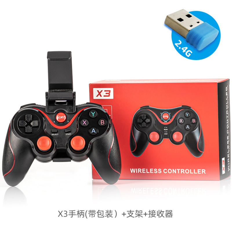 X3 control inalámbrico de juegos Bluetooth V8 control inalámbrico de conexión directa con el sistema Android IOS pollo de juego móvil Bluetooth