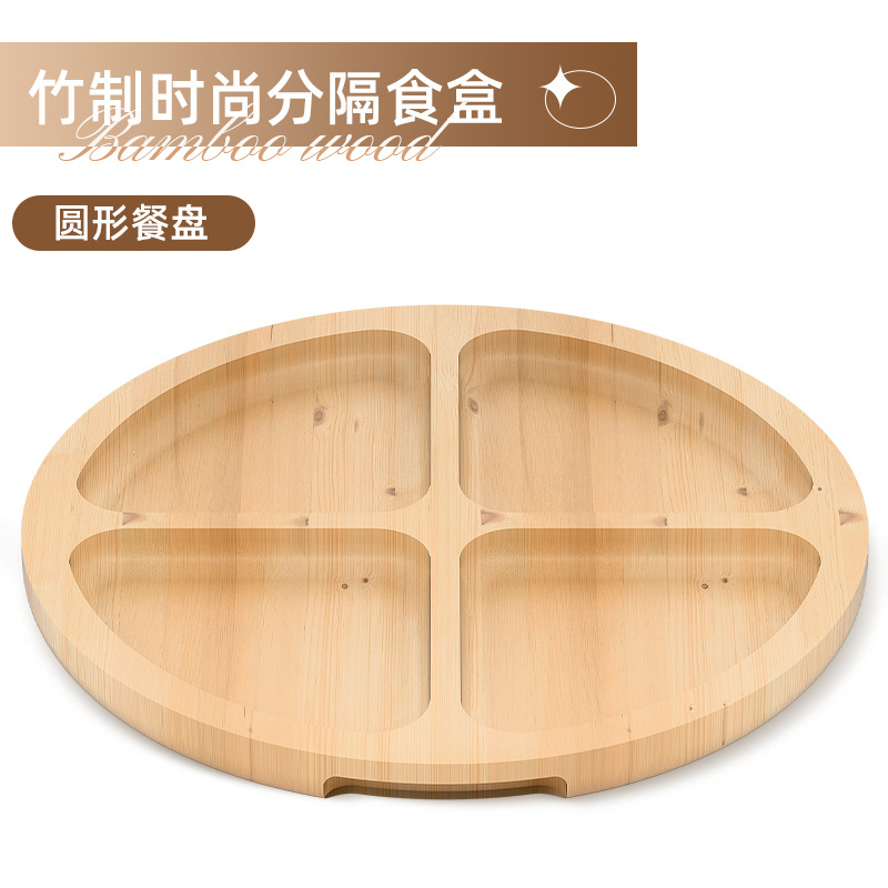 Caja de conservación de frutas portátil de bambú y madera, salida de primavera al aire libre, caja de frutas portátil, caja de ensalada de picnic, caja de almacenamiento de alimentos dividida