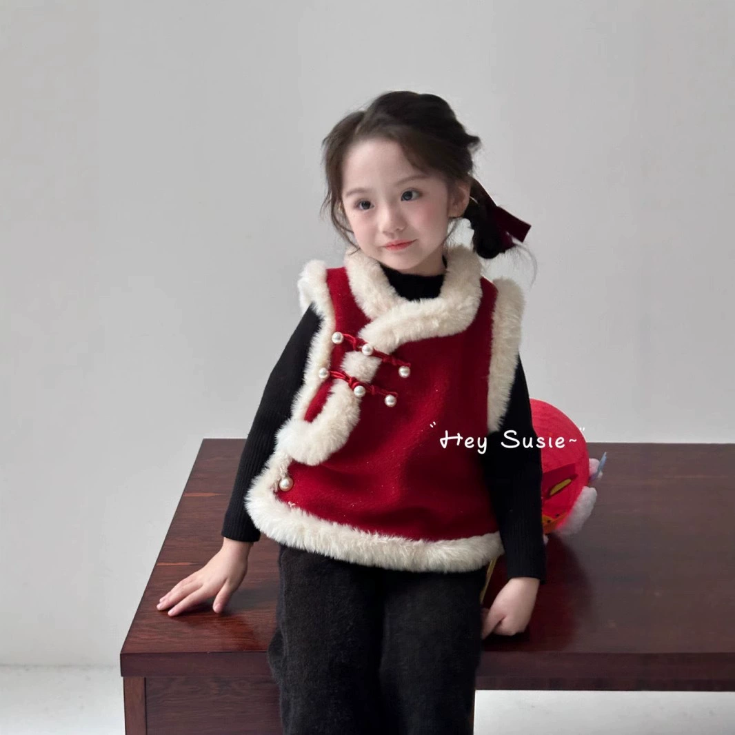 童星圆 Keep warm vest, cheongsam, (跨境贸易), китайский стиль