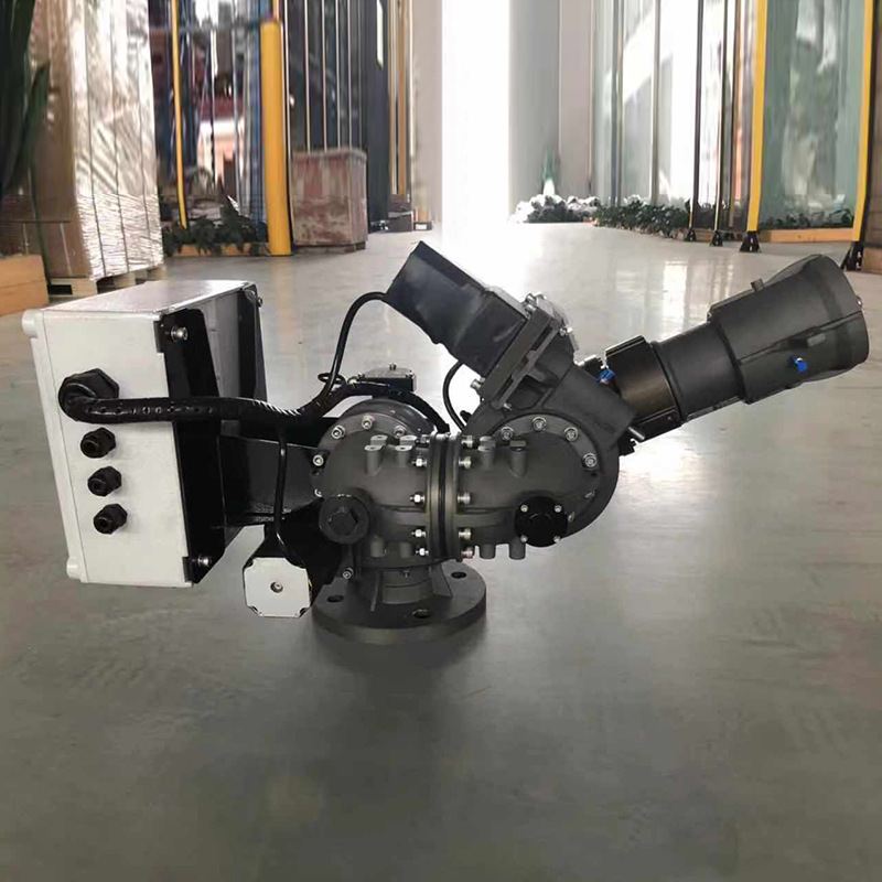 20升30升直流喷雾可调智能炮自动跟踪定位射流灭火装置圣鑫厂家