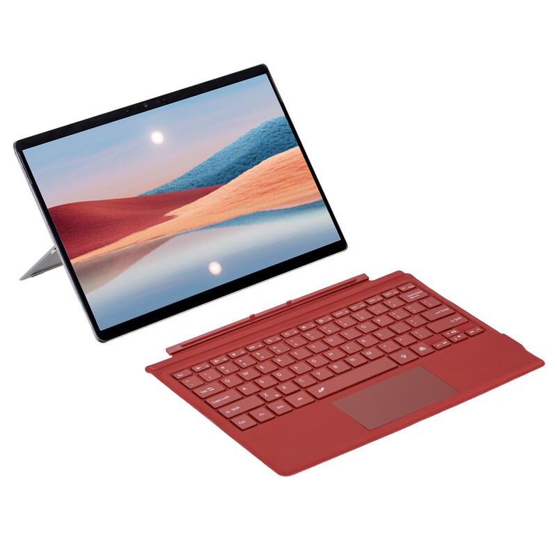 For Microsoft pro7 8 9 11 X wine red Keyboard Cover GO Wireless Trackpad Colorful Backlit Keyboard For Microsoft pro7 8 9 11 X wine red Keyboard Cover GO Wireless Trackpad Colorful Backlit Keyboard