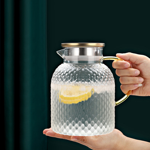 BB4C wholesale teapot heat-resistant glass cold water teapot household commercial large capacity tea cup