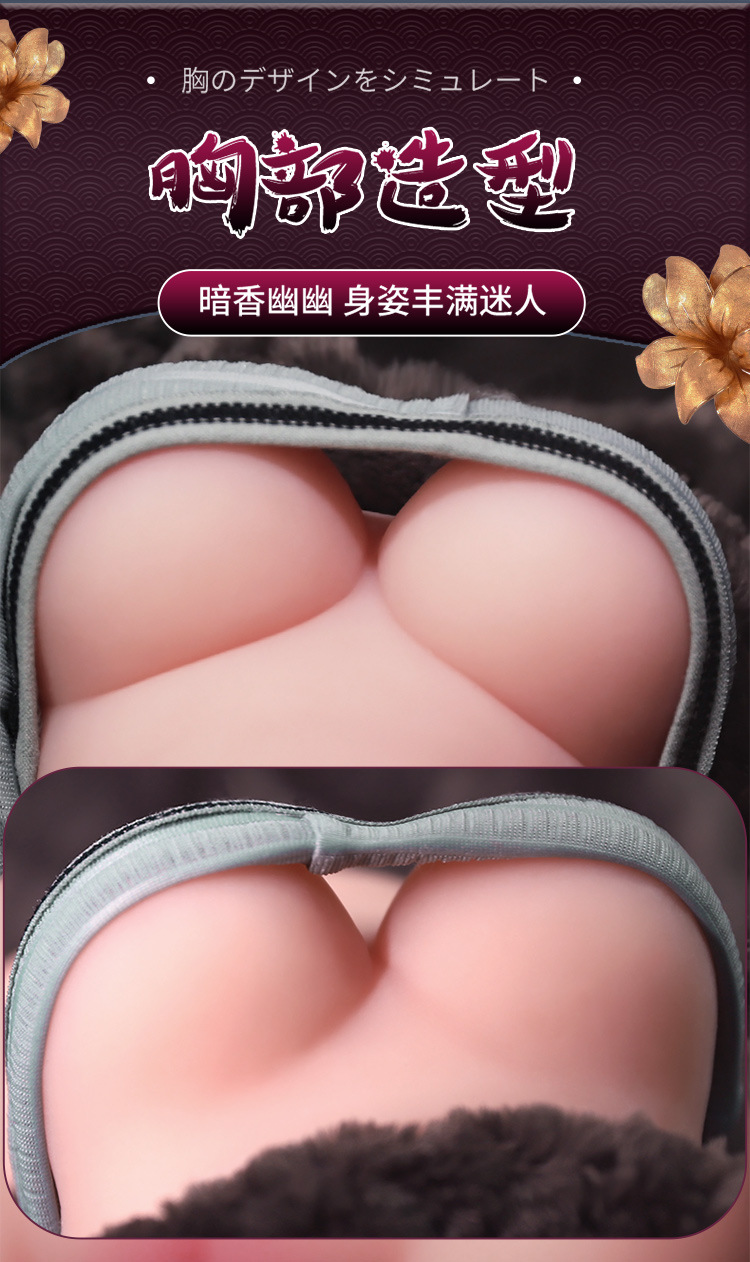 Jiuai Xiaosenai Half-Body Masturbator TPE Simulated Vagina and Buttocks Manual Adult Toy — detail image 7