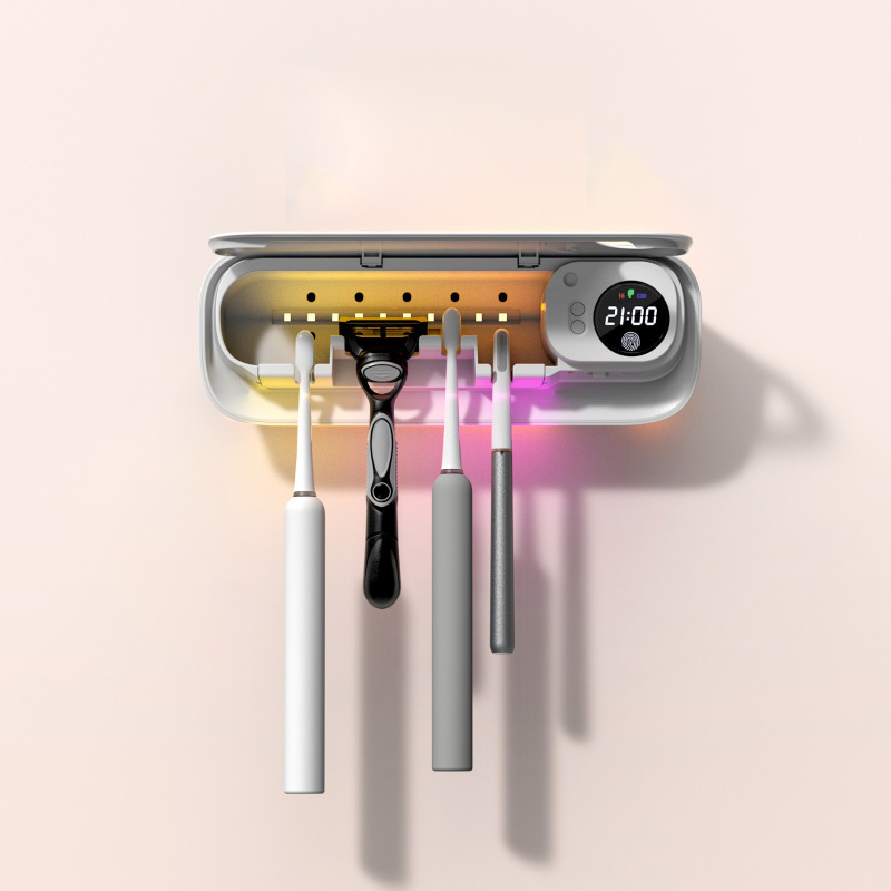 スマート歯ブラシ滅菌器、紫外線全自動乾燥、電動歯ブラシ収納ラック、パンチフリーのバッチカスタマイズ|undefined
