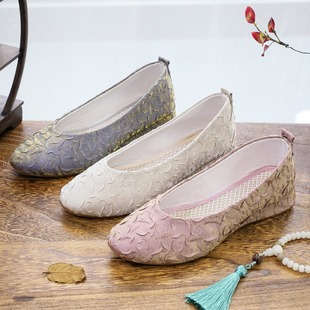 Fashion Shoes 2023 Spring New Soft Bottom Large Size Casual Women's Slip-on Lazy Shoes