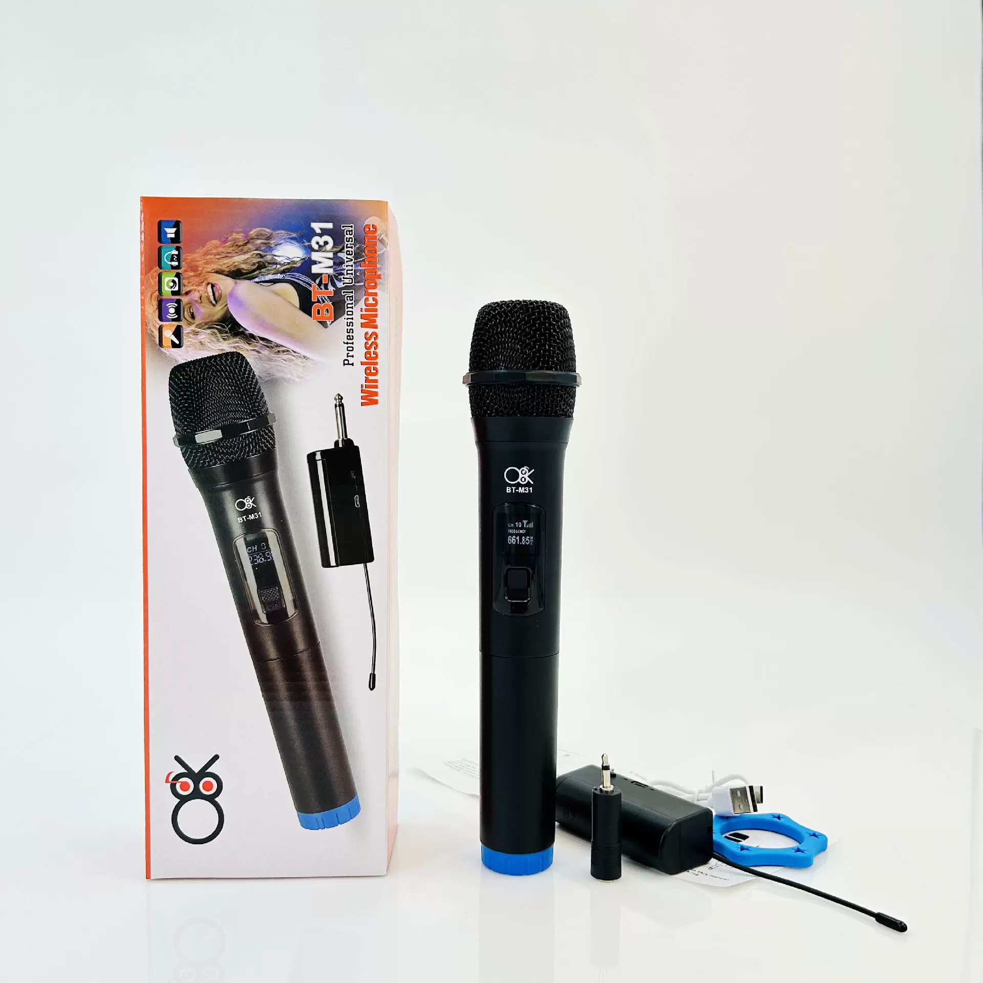 无线话筒工厂直播设备KTV唱歌户外家用音响无线麦克风