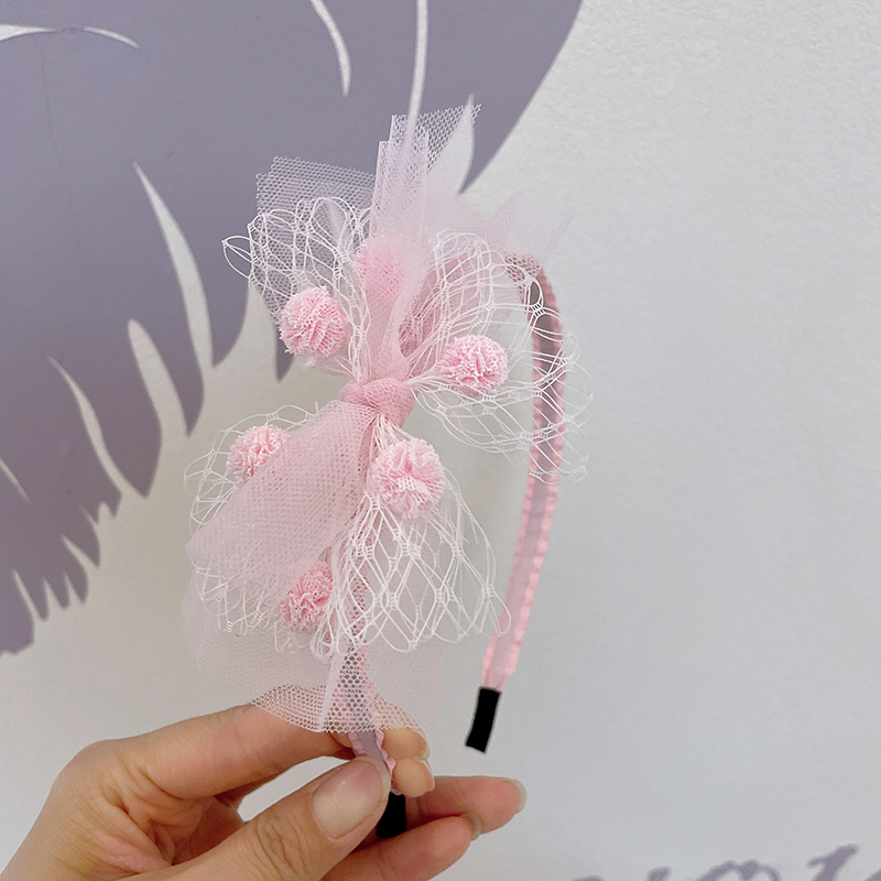 Kid's Simple Style Bow Knot Gauze Hair Band display picture 6