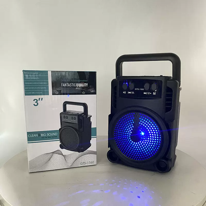 1360蓝牙音箱广场舞便携户外大功率音响可插卡USB通话功能小音箱