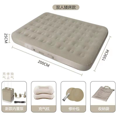 Avtomobil dam çadırları: Outdoor Multi-Person Camping, Automatic Tent - double-inflatable-bed-height-25cm-6-8-people