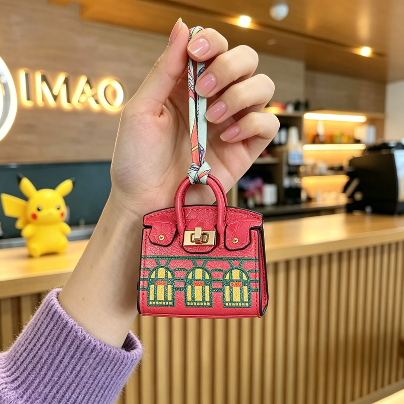 New mini house small bag portable out portable hand rope bluetooth earphone bag coin purse multifunctional small bag New mini house small bag portable out portable hand rope bluetooth earphone bag coin purse multifunctional small bag