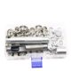 100 sets inner diameter 10MM Brass Air eye eyelet buckle hollow rivet grommet with installation tools boxed Amazon